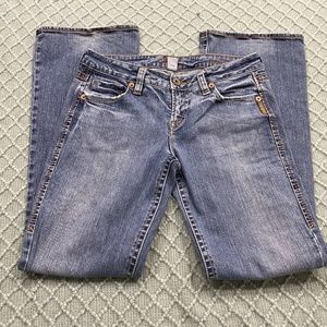 Women’s silver jeans